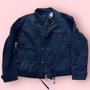 Ralph Lauren Polo Military A-2 Deck Twill Jacket (Navy)